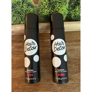 Victorias Secret PINK Hair Detox Charcoal Purifying Dry Shampoo 4.15 oz Lot Of 2